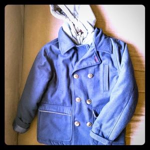 Hawke Peacoat Hoodie Combo Jacket 18/20